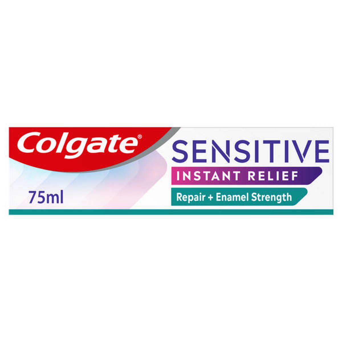 Colgate Toothpaste Sensitive Instant Relief Enamel 75ml