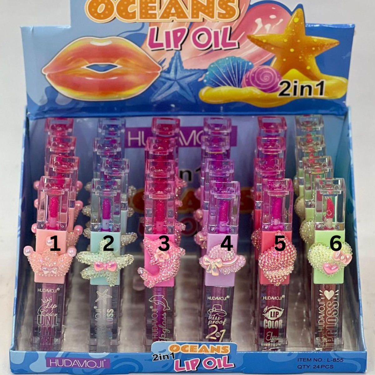 Hudamoji Oceans 2-in-1 Lip Oil and Gloss