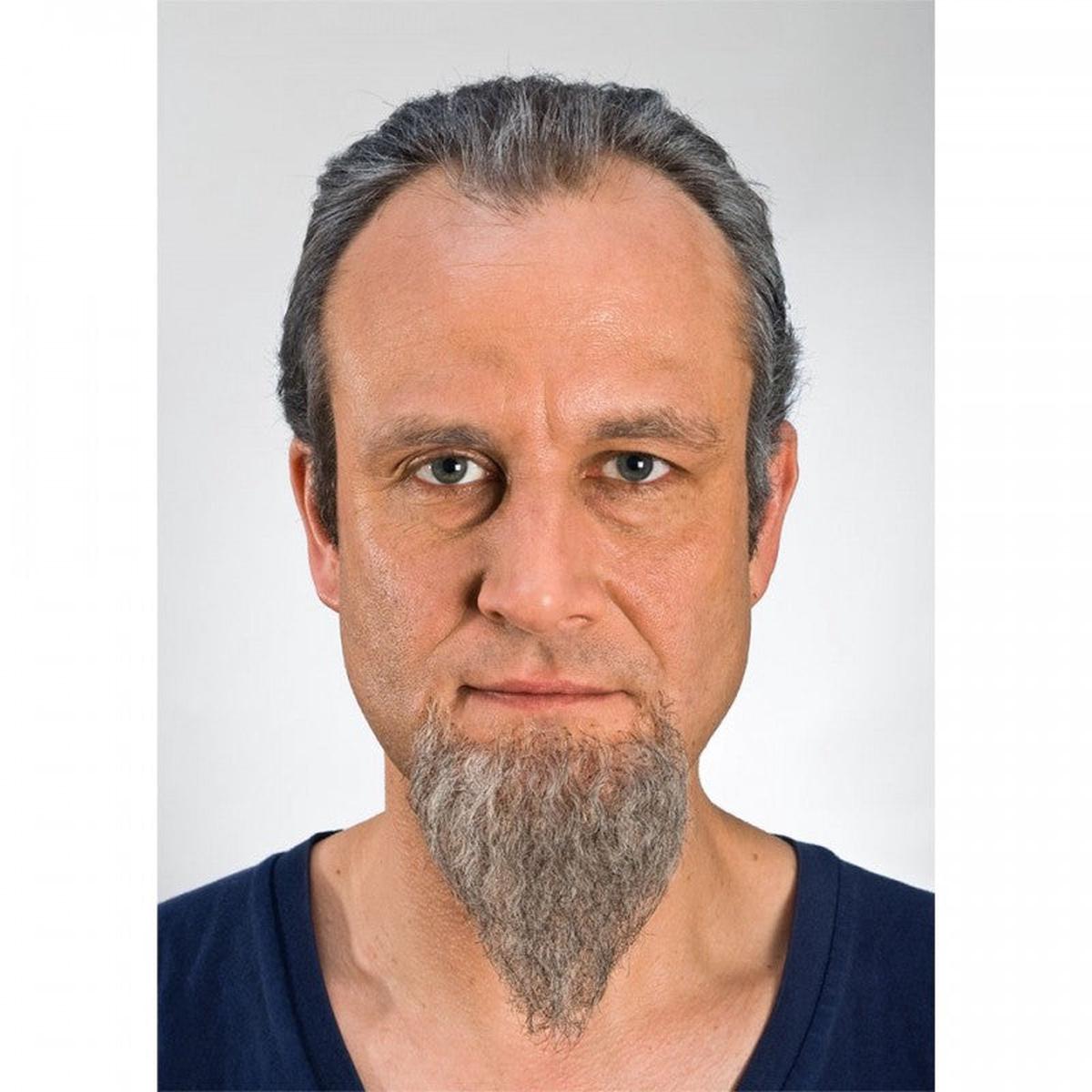 Kryolan Dirbtin barzda, goatee - salt-n-pepper